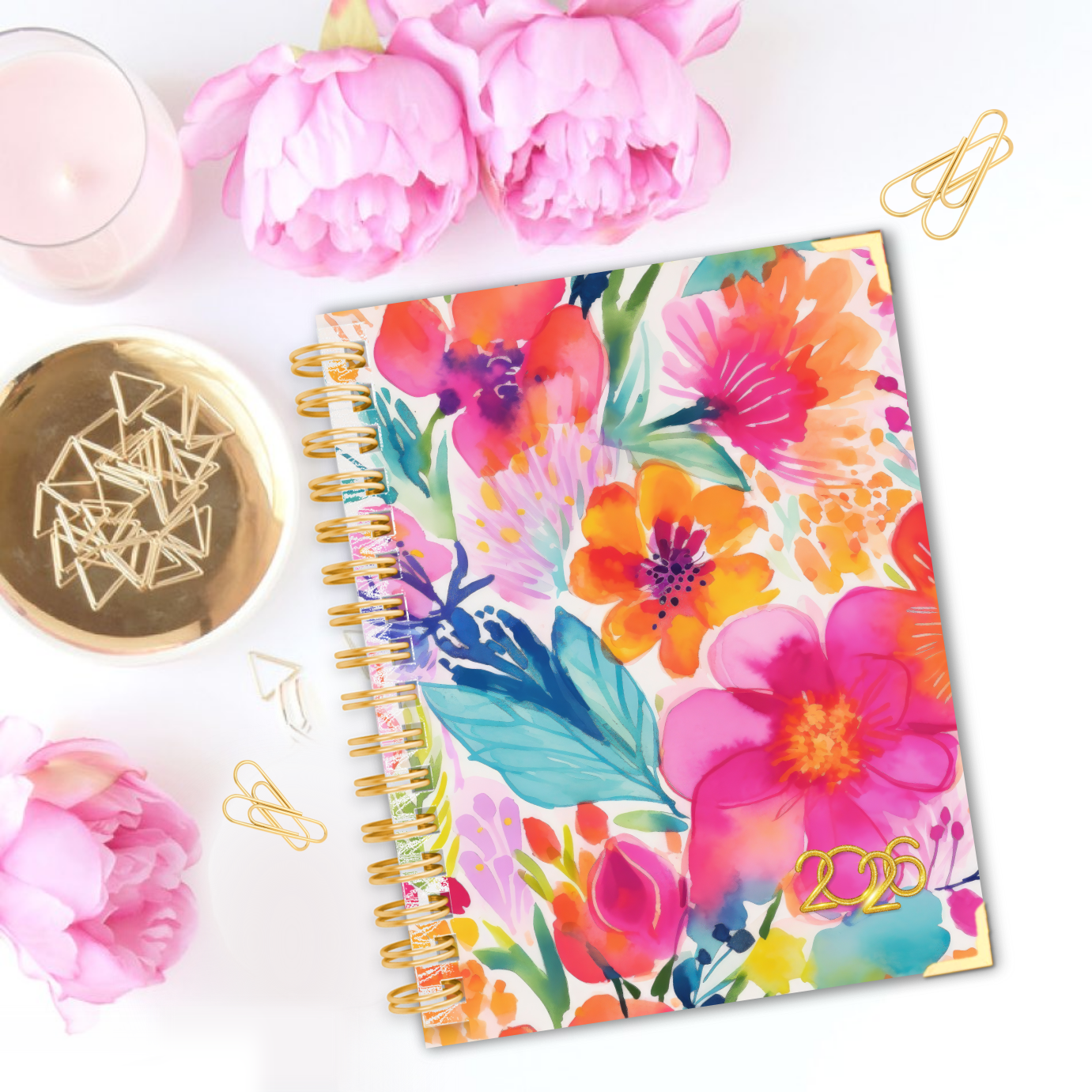 PGC Annual Planner - Sunset Bloom